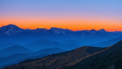 Obraz premium Beautiful view of the mountain. Mountain landscape. The beauty of nature.