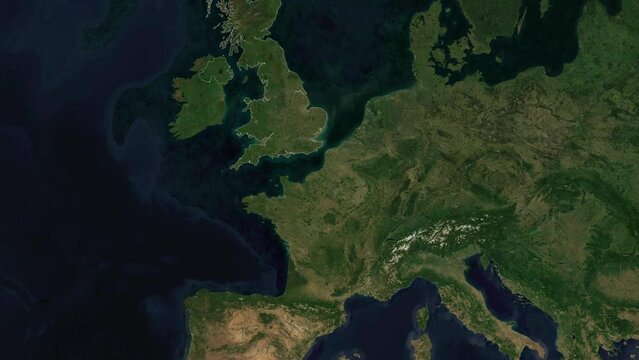 Zoom to Cities from Space United Kingdom Bracknell Forest
