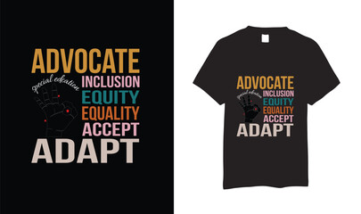 Special education lover t shirt design