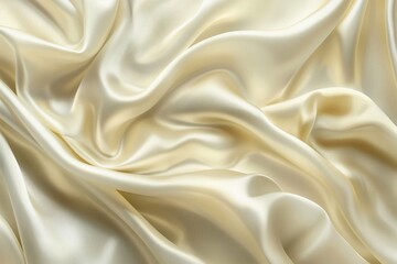 Obraz premium High-resolution image showcasing the luxurious sheen of golden satin material