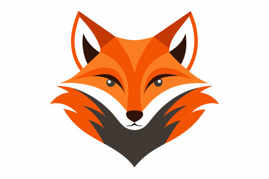 recommend clip art: Stylized fox head icon vector. Stylized fox head. Vector silhouette isolated on white background. vector illustration