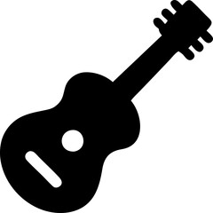 Guitar music icon, Vector Sign or Symbol