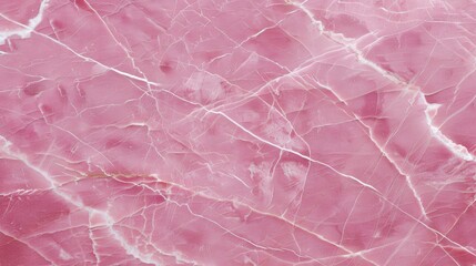 Fototapeta premium Pink marble texture with intricate white veins for elegant backgrounds