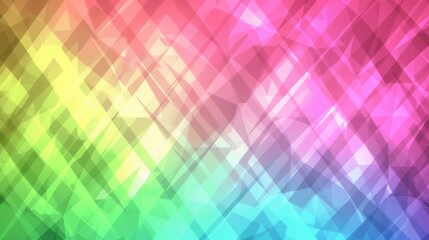 Vibrant abstract multicolored polygonal background texture