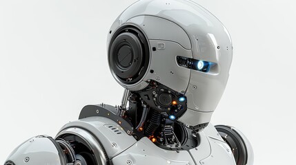 robot with a camera attached to its head