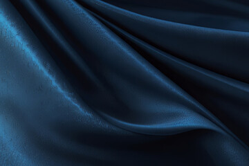 Obraz premium 4K abstract blue wallpaper featuring a wave or folded cloth like pattern. Perfect for modern and elegant backgrounds.