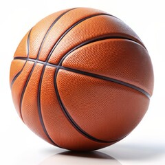 Obraz premium basketball isolated on white background
