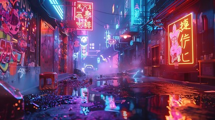 Neon Dreams: Exploring the Cyberpunk Streets of Tomorrow's Metropolis