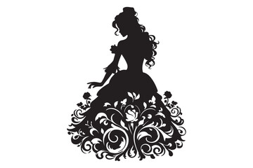 Bella Shilouette Vector Illustration