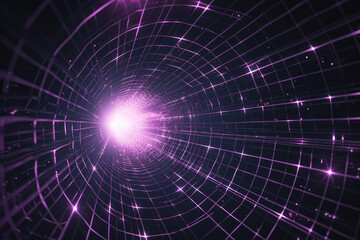 whitepurple glow from the center