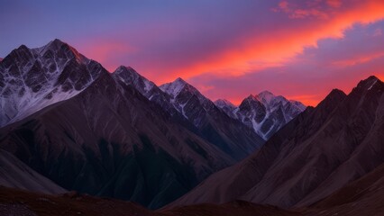 Fototapeta premium Beautiful view of the mountain. Mountain landscape. The beauty of nature.