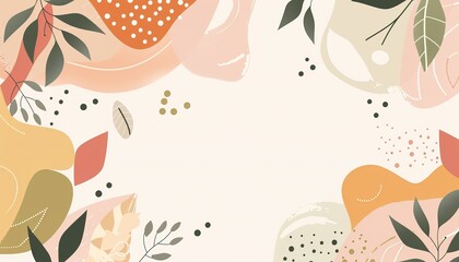Vibrant Pastel Background for Text and Icons Generative AI