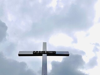 Kreuz, gott, Ehre, gottes Ehre, Himmel, Wolken 