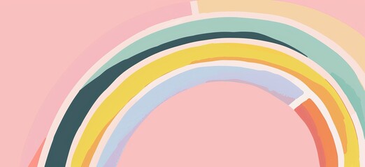 Fototapeta premium Vibrant Rainbow Background for Creative Projects Generative AI