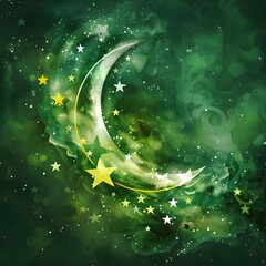 background with moon