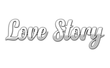 Fototapeta premium Love story text