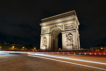 Fototapeta premium arc de triomphe at night