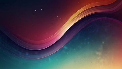 Organic abstract panorama wallpaper background Ai Generated