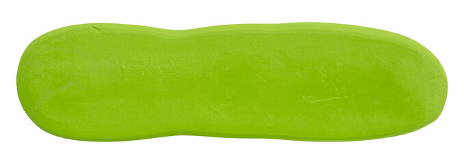 Plasticine is a green brush isolated on a transparent background.