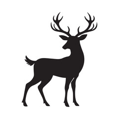 deer silhouette vector