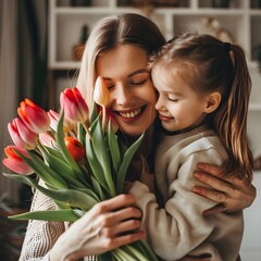 mother and daughter