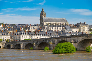 Fototapeta premium View of Blois Cathedral