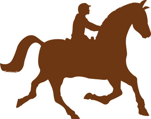 Horse Riding Equestrian Sport Vector Illustration Graphic Design