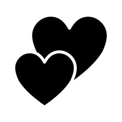 Romantic Heart Icon color editable