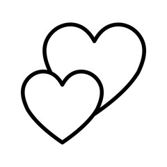 Romantic Heart Icon color editable