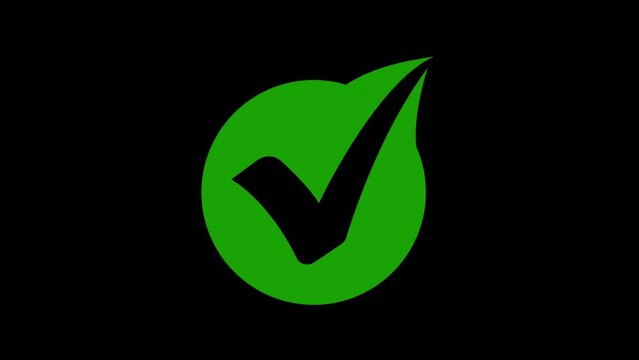 animated footage checklist marks, animated footage checklist marks elements