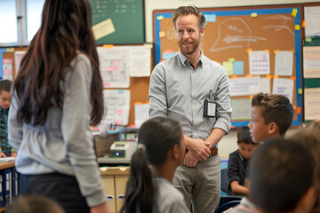 students in classroom