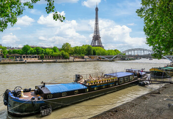 Eiffel tower and Siene