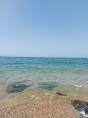 snorkeling in the sea