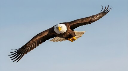 Fototapeta premium Eagle flying in the sky.