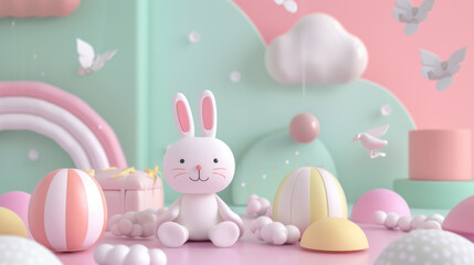 Obraz premium Editable product presentation layout design in 3D