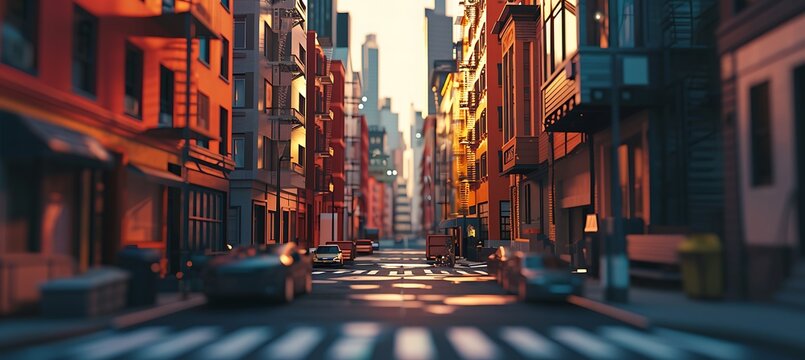 A Real-Estate Website Banner with Futuristic Apartment Buildings