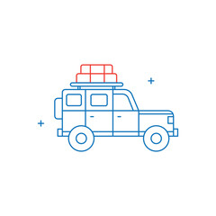 Road Adventures, Road Trip Essentials, Car Travel, Scenic Routes, Vacation Travel, Travel Vector Illustration Icon Design