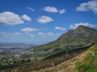 Fototapeta premium Montagne de La Table au Cap en Afrique du Sud