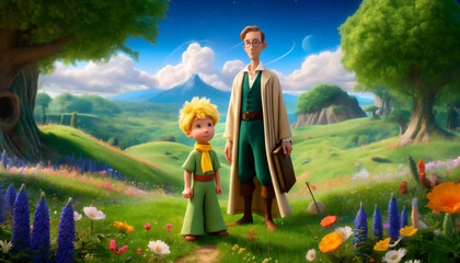 Little Prince B612 World Illustation