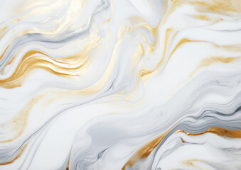 Abstract gold and white marble texture