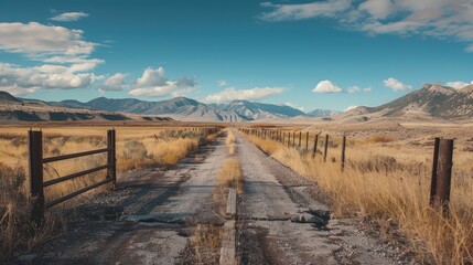 A considerable distance separating two barriers