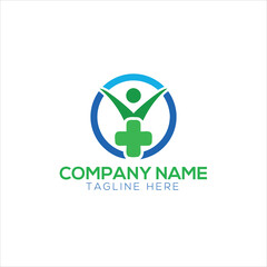 pharmacy logo design template. vector logo. Medical icons
