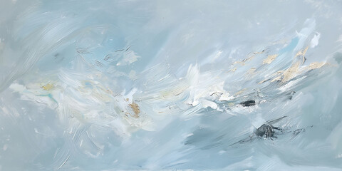 Abstract Blue Background with Blue Strokes Brushed
