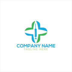 medical cross health logo vector icon illustration
