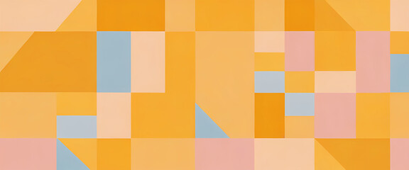 illustrazione con elementi geometrici a tema astratto contemporaneo