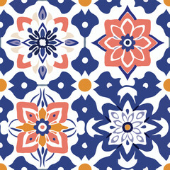 Fototapeta premium European Ceramic Pattern
