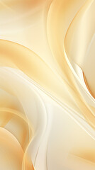 Fototapeta premium Abstract Image Pattern Background, Delicate Silk Patterns in Soft Gold and Cream, Texture, Wallpaper, Background, Cover and Screen of Cell Phone, Smartphone, Computer, Laptop, Format 9:16 and 16:9 - 