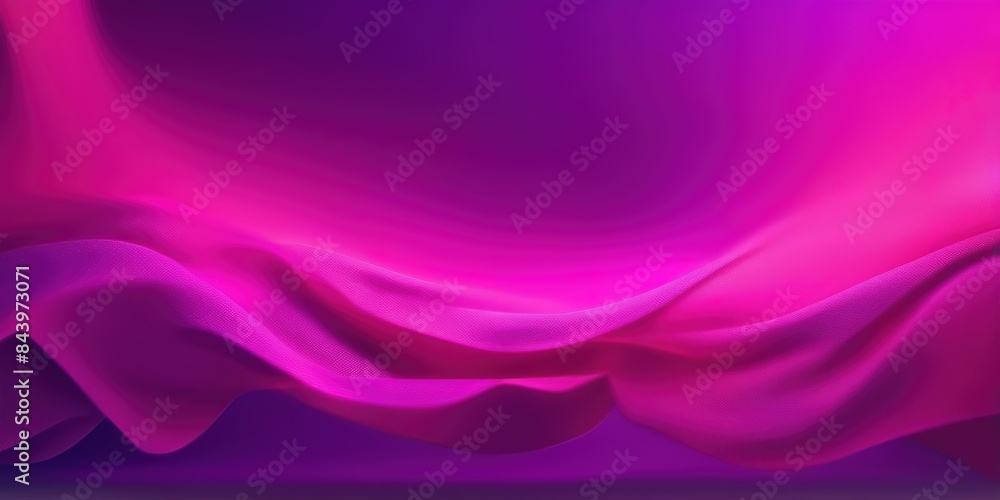 Wall mural Retro grainy gradient pink purple banner background