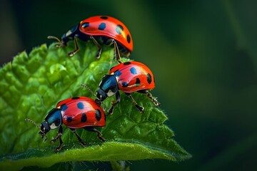Fototapeta premium Macro picture of bugs and insects