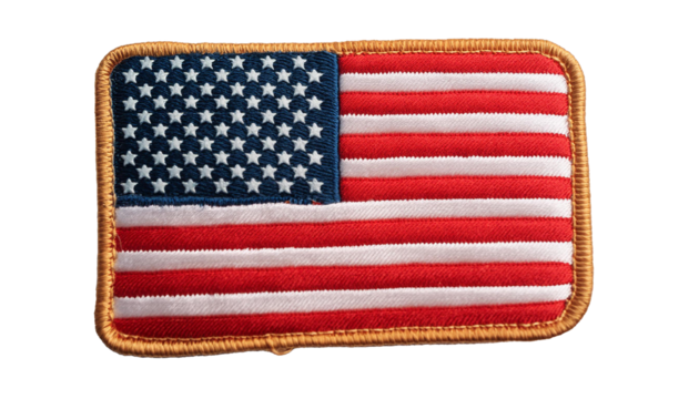 American Flag Patch Embroidered: Celebrating July 4th